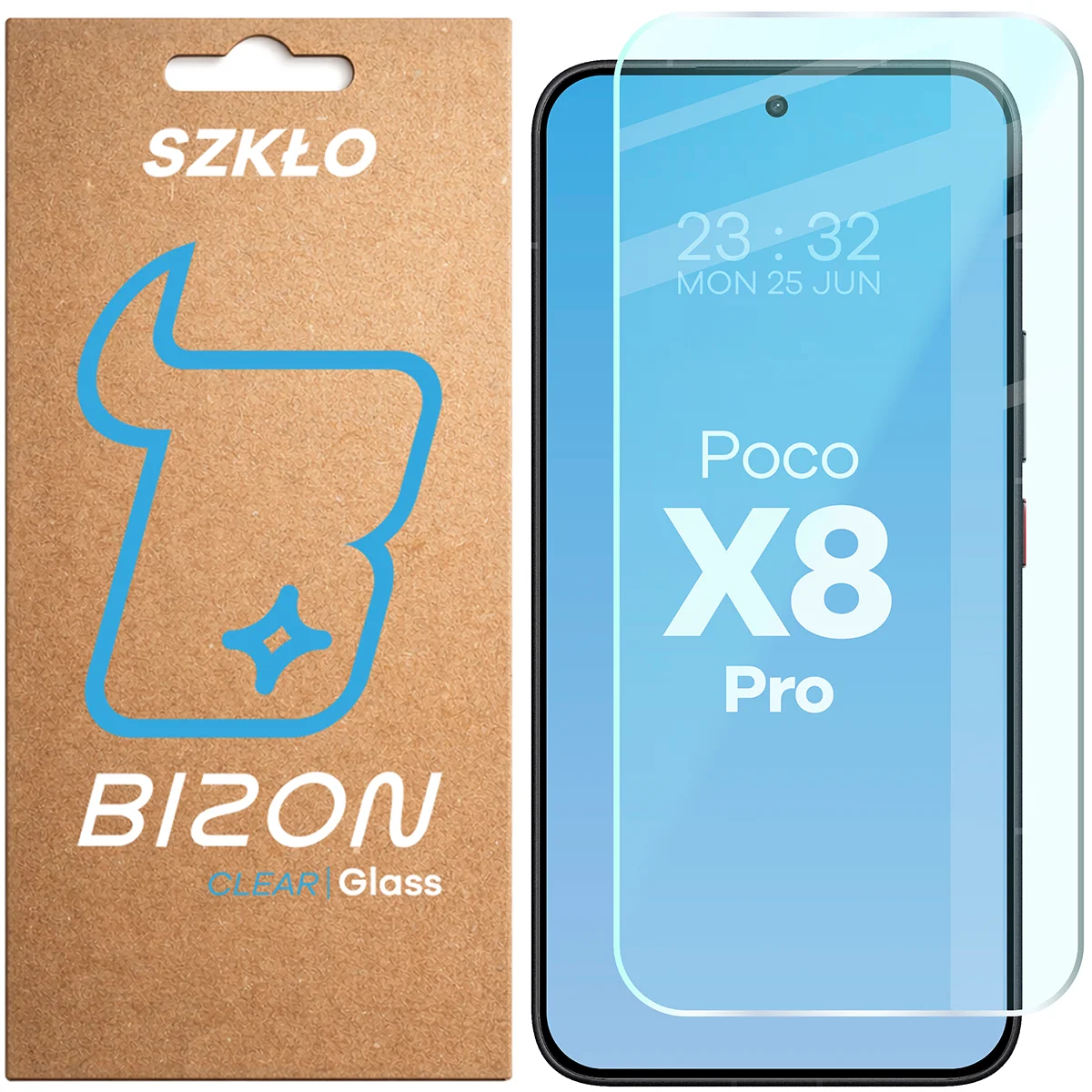 Szkło hartowane Bizon Glass Clear do Xiaomi POCO X8 Pro
